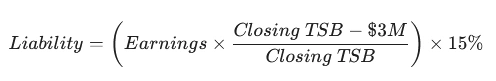 Liability computation